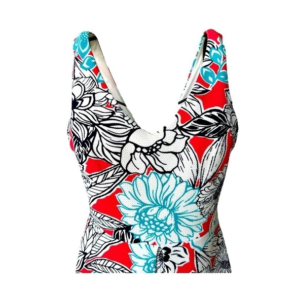 SOPRANO, WOMENS COLORFUL, FLORAL DRESS. SLEEVELESS CASUAL PULLOVER. SIZE M - Picture 5 of 7